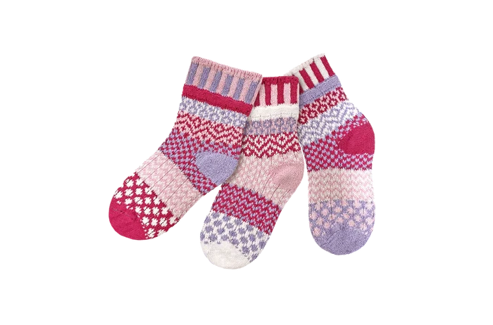 Solmate Socks Mismatched Baby Lovebug