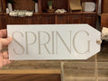 Spring Beaded Tag