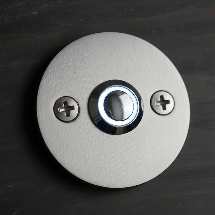Stainless Steel Circle Doorbell Expressions LTD