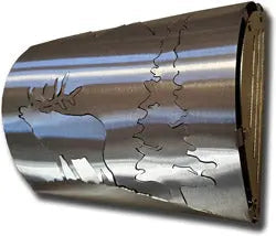 Stainless Steel Doorchime, Mountain Elk Scene Expressions LTD