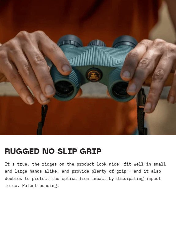 Standard Issue Waterproof Binoculars 8x25 -Glacial Blue