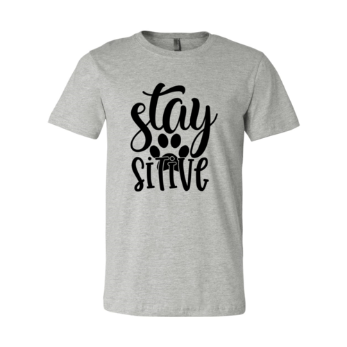 Stay Paw-Sitive Script Tee