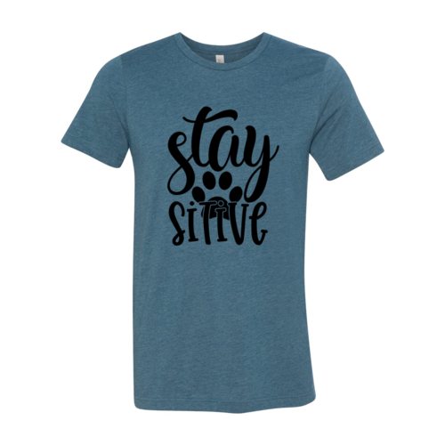Stay Paw-Sitive Script Tee