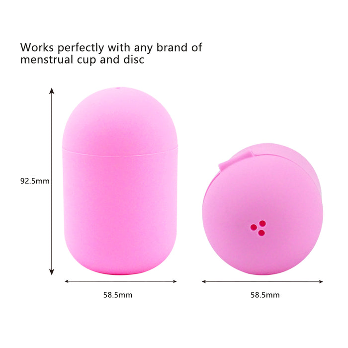SteriPod Silicone Microwave Menstrual Cup and Disc Steriliser