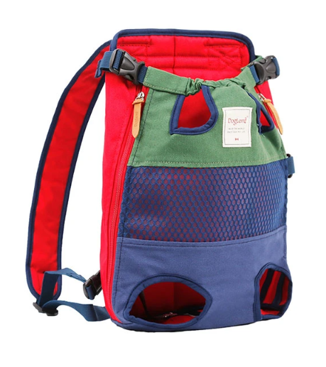 Striped Legs-Out Pet Carrier