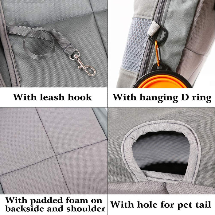 Striped Legs-Out Pet Carrier