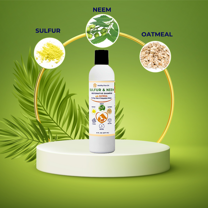 Sulfur & Neem Restorative Shampoo with Oatmeal-1