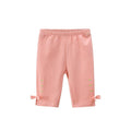 Summer Toddler Girls White&Pink Cotton Pants - Kidsyard Greenland