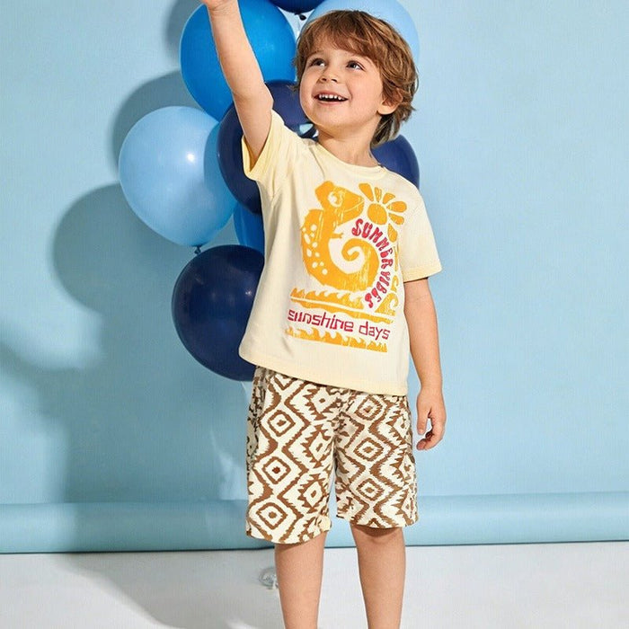 Summer Vibes Kids Tee & Shorts Set