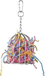 Super Bird Cretions SB476 Mini Stainless Steel Treat Cage
