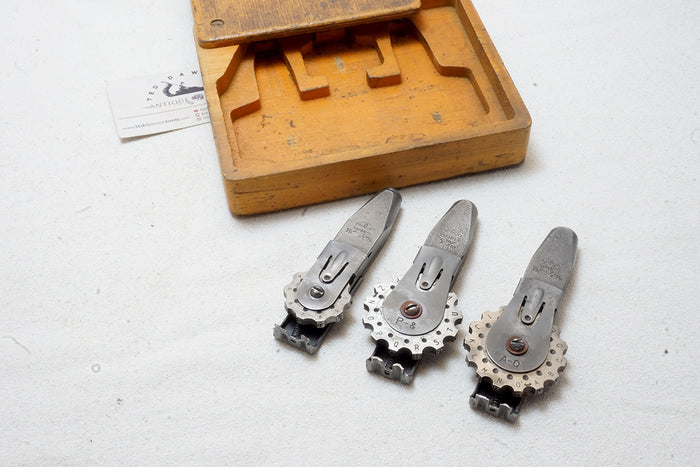 SUPERB & EARLY SPRING LOADED LETTER AND NUMBER PUNCH SET - 1/8"