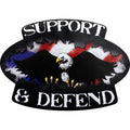 Support And Defend With Eagle 7.5" Vinyl Sticker Stickers and Decals BP-0796