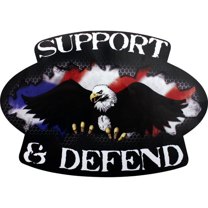 Support And Defend With Eagle 7.5" Vinyl Sticker Stickers and Decals BP-0796