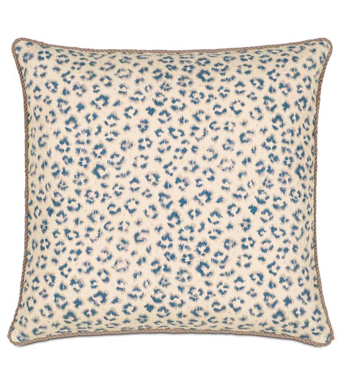 Tabby Sapphire Square Pillow