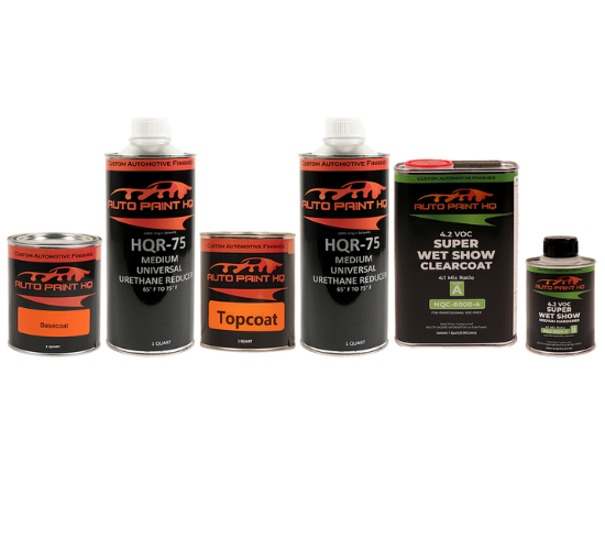 Tesla PMMR Sunset Red Tri-Coat Candy Complete Quart Kit