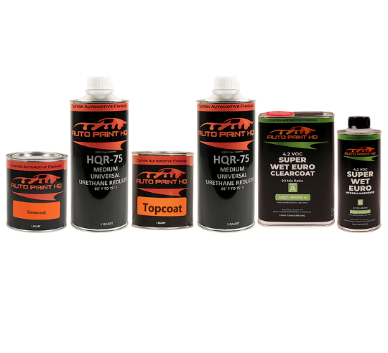Tesla PR01 Ultra Red Tri-Coat Candy Complete Quart Kit