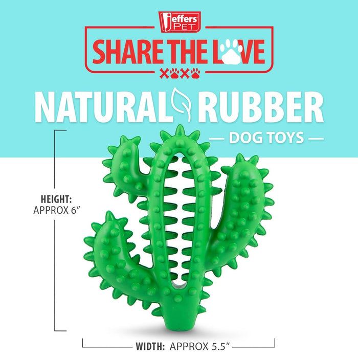 Textured Cactus Toy for Moderate Chewers
