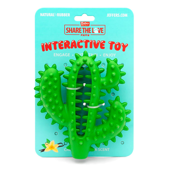 Textured Cactus Toy for Moderate Chewers