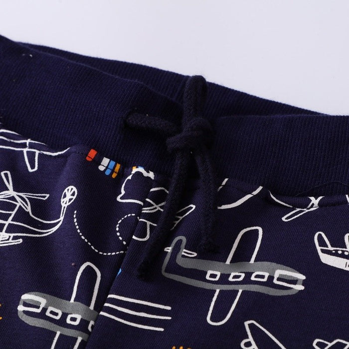 Toddler Boy's Airplane Print Pants