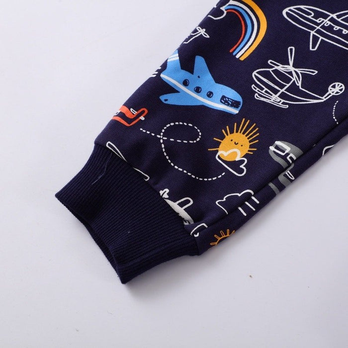Toddler Boy's Airplane Print Pants