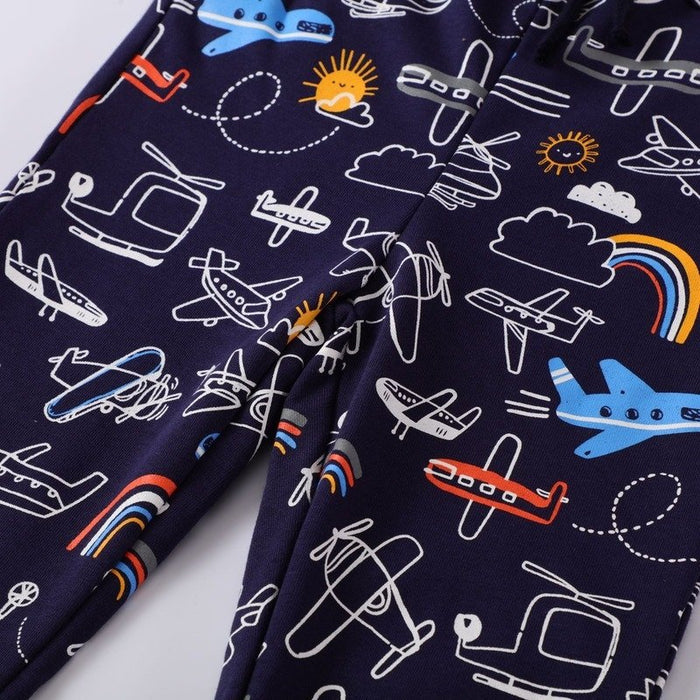 Toddler Boy's Airplane Print Pants