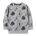 Toddler Boys Cartoon Dinosaur Long Sleeve Sweatshirt