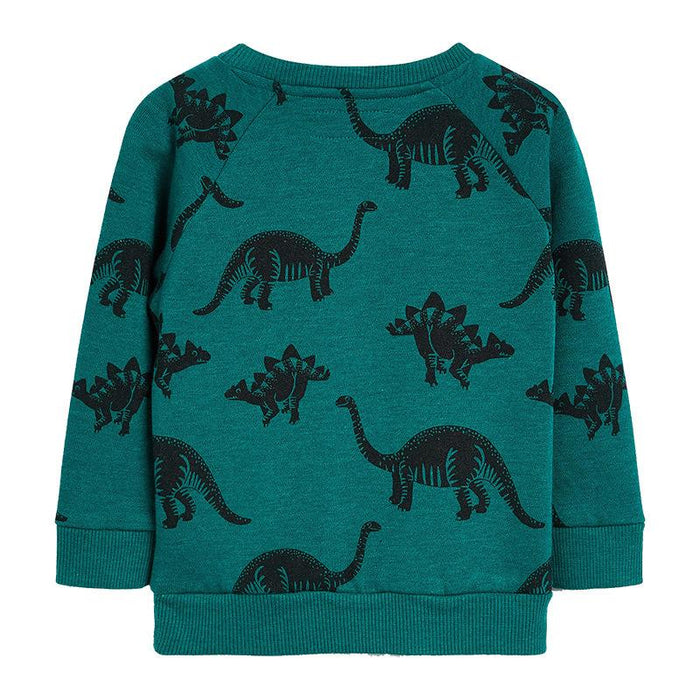 Toddler Boy's Dinosaur Print Long Sleeve Sweatshirt