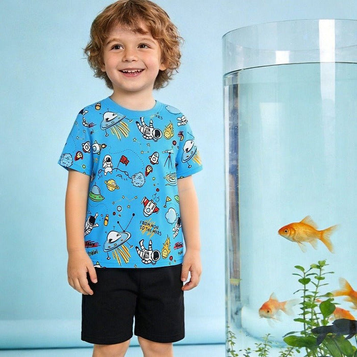 Toddler Boy's From Moon to Mars Design  2-Piece Set