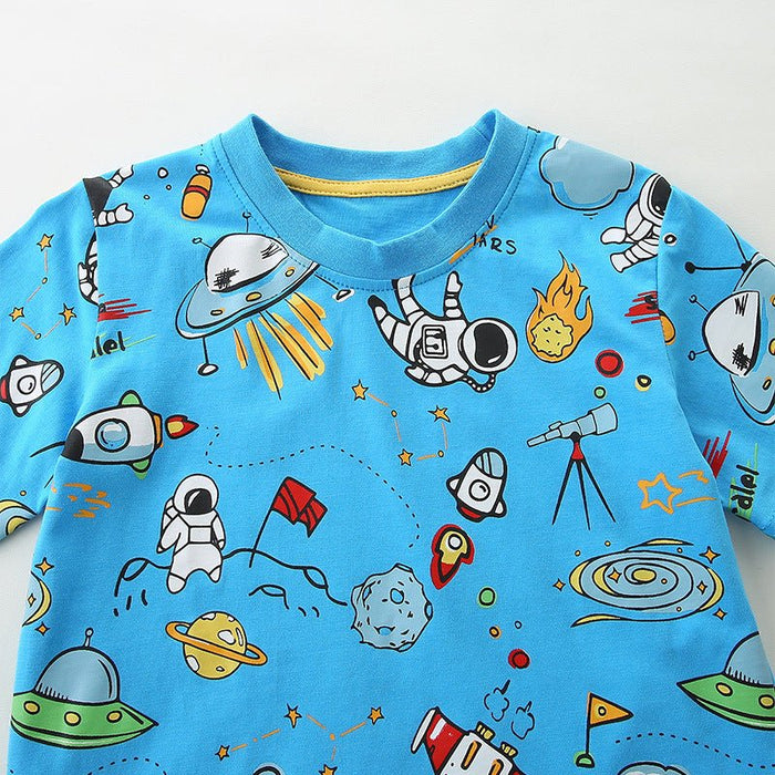 Toddler Boy's From Moon to Mars Design  2-Piece Set
