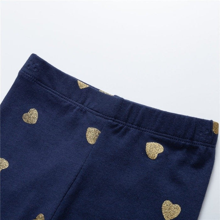 Toddler Girl's Heart Print Leggings