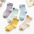 Toddler/Kid 5 Pair Cartoon Design Socks (4 Designs)
