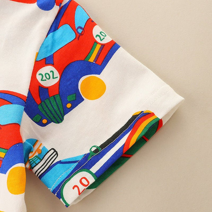 Toddler/Kid Allover Car Print T-shirt