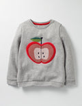Toddler/Kid Apple Design Sweatshirt