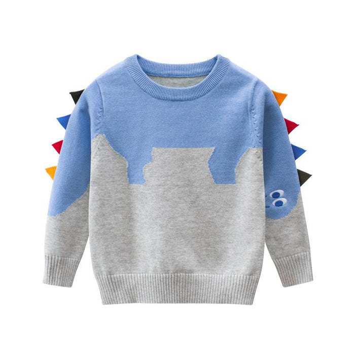 Toddler/Kid Boy 3D Dinosaur Cartoon Sweater