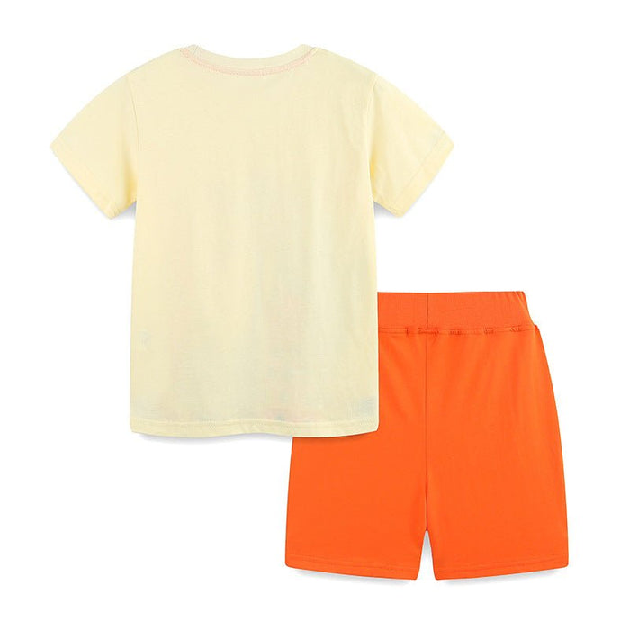 Toddler/Kid Boy Animals in Forest T-shirt and Shorts Set