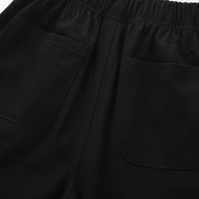 Toddler/Kid Boy Black Casual Drawstring Shorts