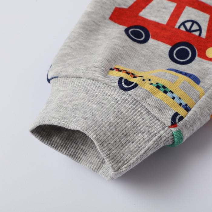 Toddler/Kid Boy Car Print Casual Pants