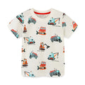 Toddler/Kid Boy Colorful Allover Vehicle Pattern T-shirt