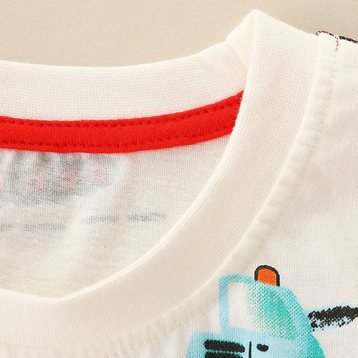 Toddler/Kid Boy Colorful Allover Vehicle Pattern T-shirt