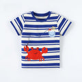 Toddler/Kid Boy Crab Design Summer Cotton Top