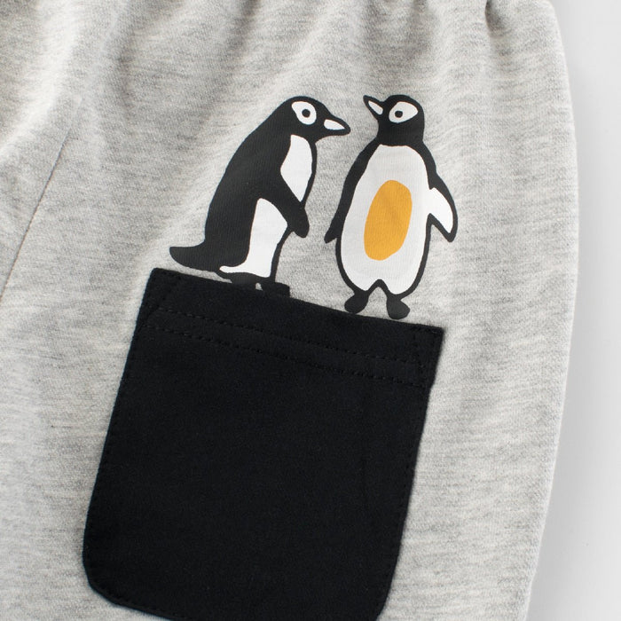 Toddler/Kid Boy Cute Cartoon Penguins Print Shorts