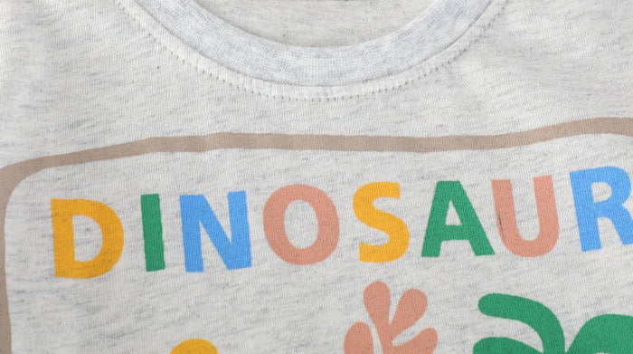 Toddler/Kid Boy Dinosaur Adventure T-shirt with Shorts Set