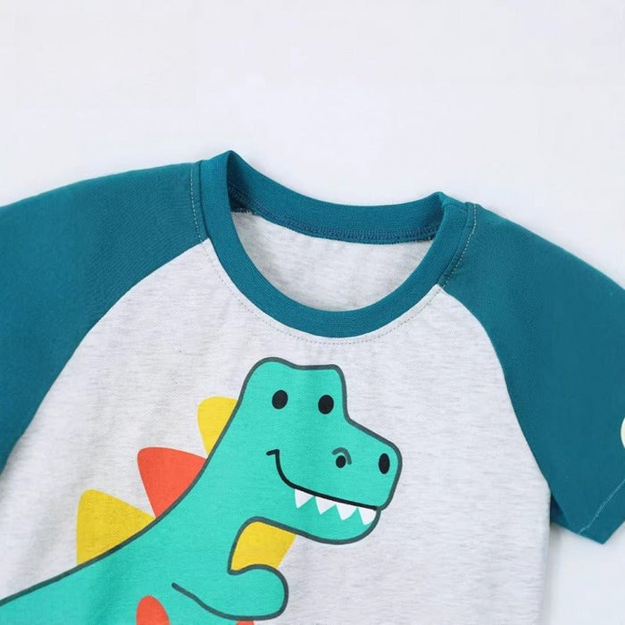 Toddler/Kid Boy Dinosaur Volcano Design Tee
