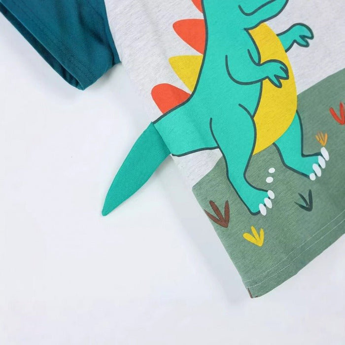 Toddler/Kid Boy Dinosaur Volcano Design Tee