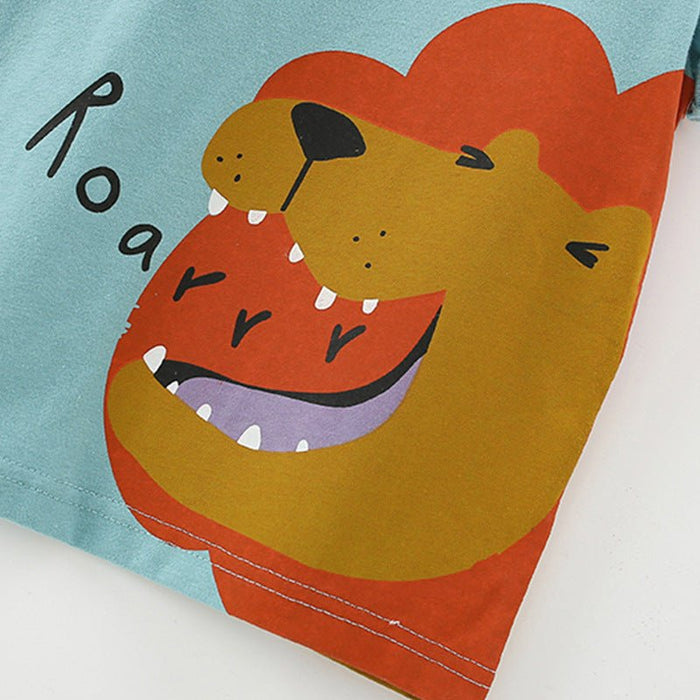 Toddler/Kid Boy Lion Roar T-shirt and Shorts Set