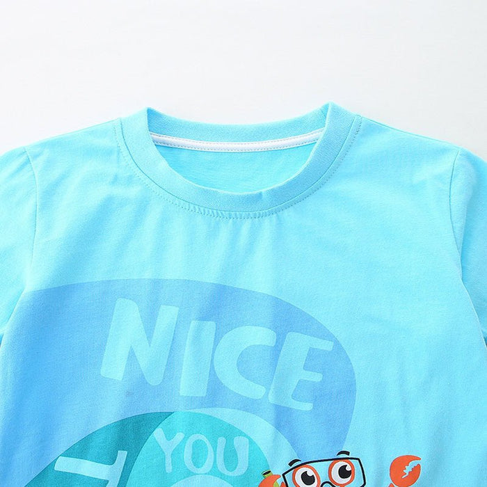 Toddler/Kid Boy Nice to "Sea" You T-shirt and Shorts Set