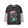 Toddler/Kid Boy Outer Space Print Cotton Tee