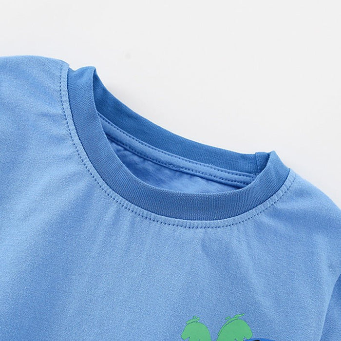 Toddler/Kid Boy Sea and Sunsets Shark T-shirt and Shorts Set