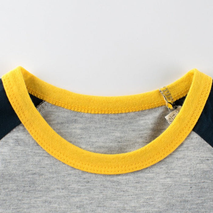 Toddler/Kid Boy Simple Excavator Print T-shirt