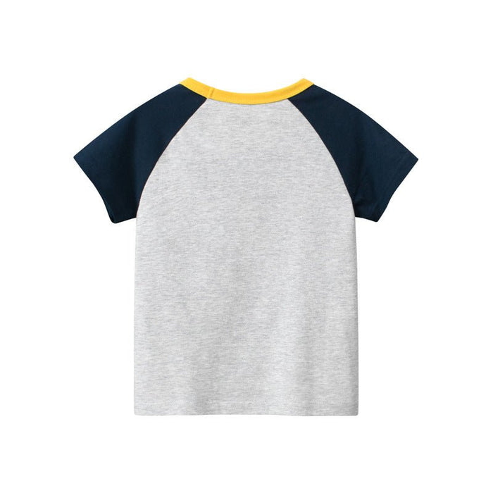 Toddler/Kid Boy Simple Excavator Print T-shirt